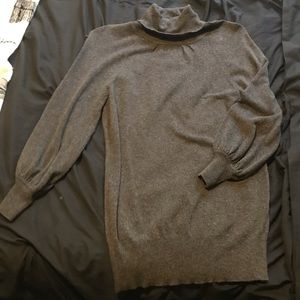 Dark grey Express turtleneck sweater